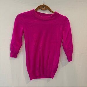 J Crew Pink Cashmere Sweater